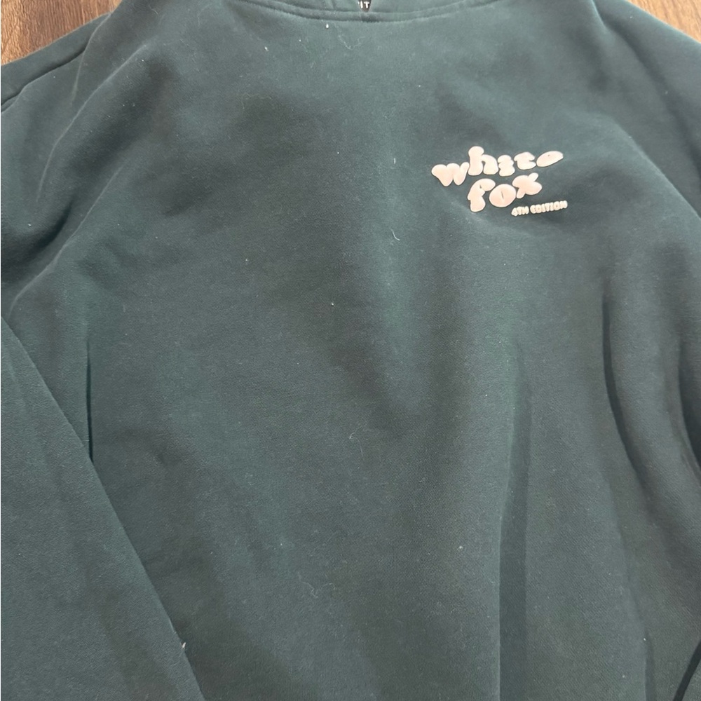 White Fox Boutique Dark Green Sweatshirt